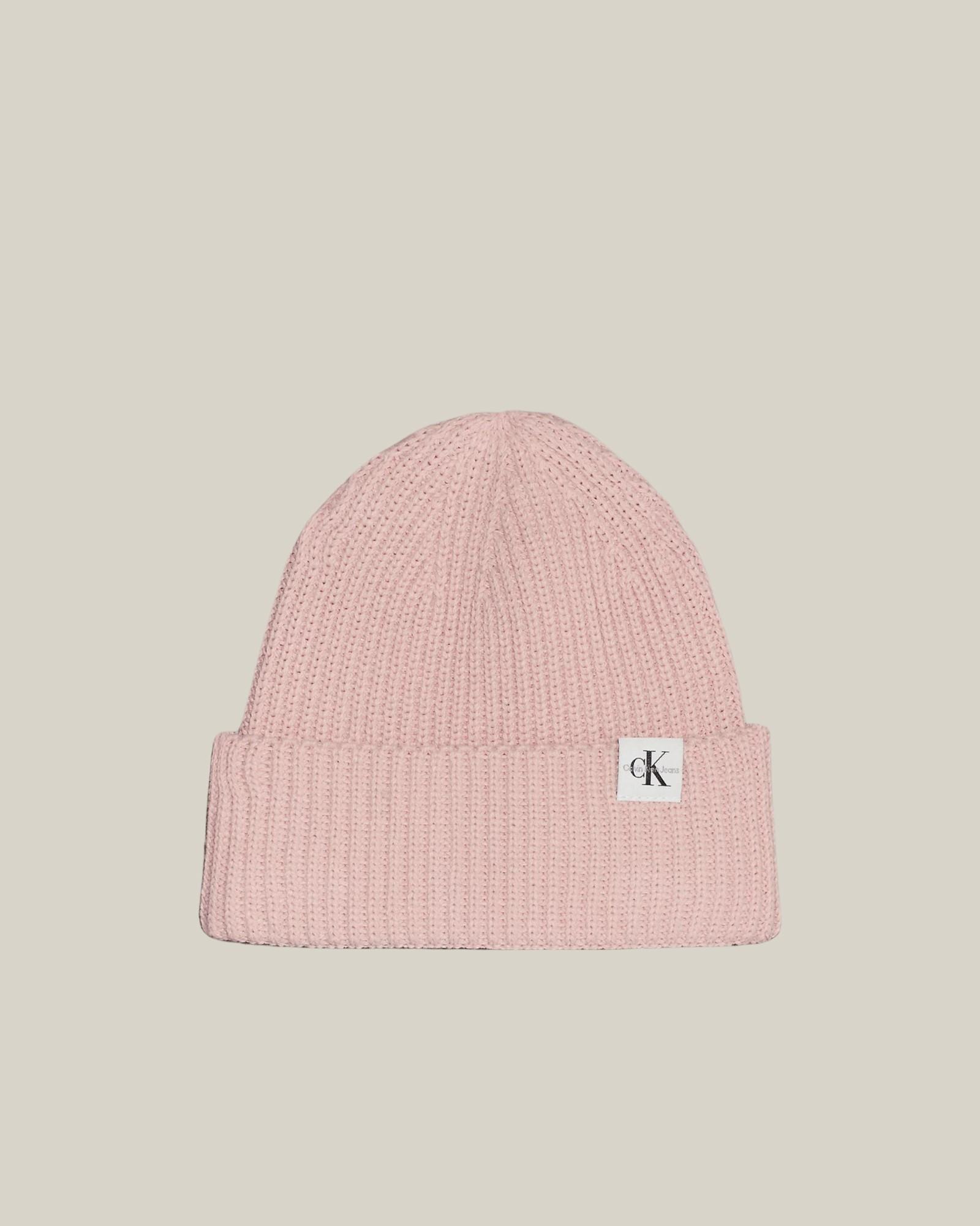 MONOGRAM RIB BEANIE