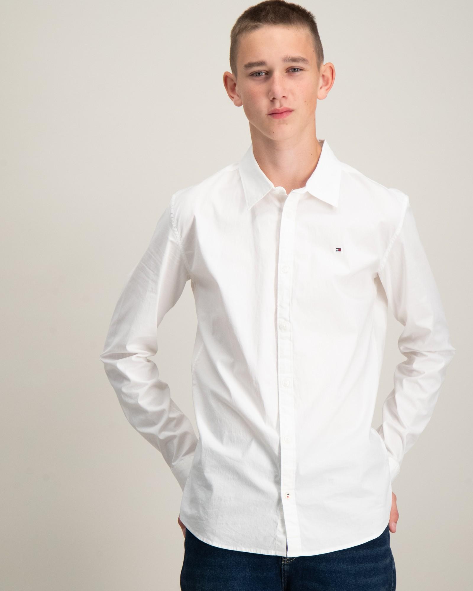 SOLID STRETCH POPLIN SHIRT L/S