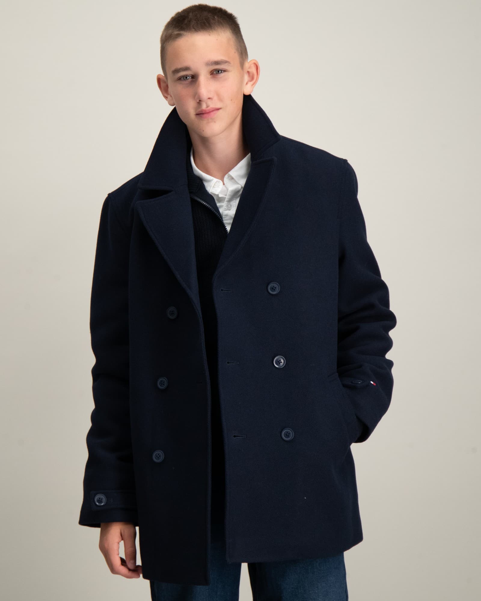 LIGHT PADDED PEACOAT