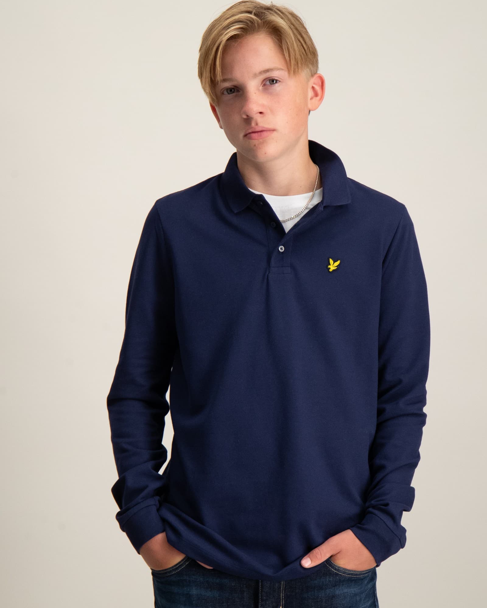 LS Plain Polo Shirt