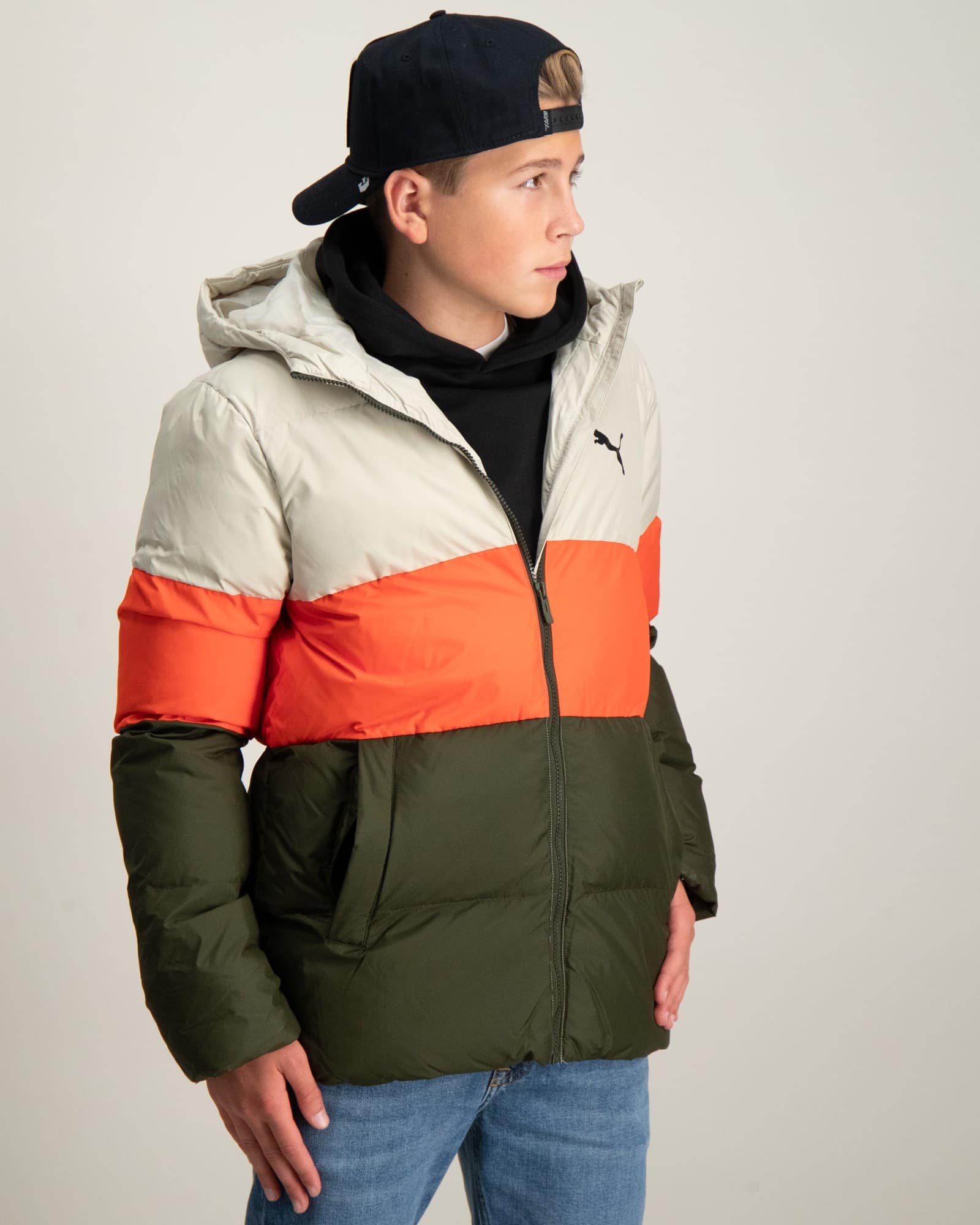 Poly Hooded Puffer Jacket