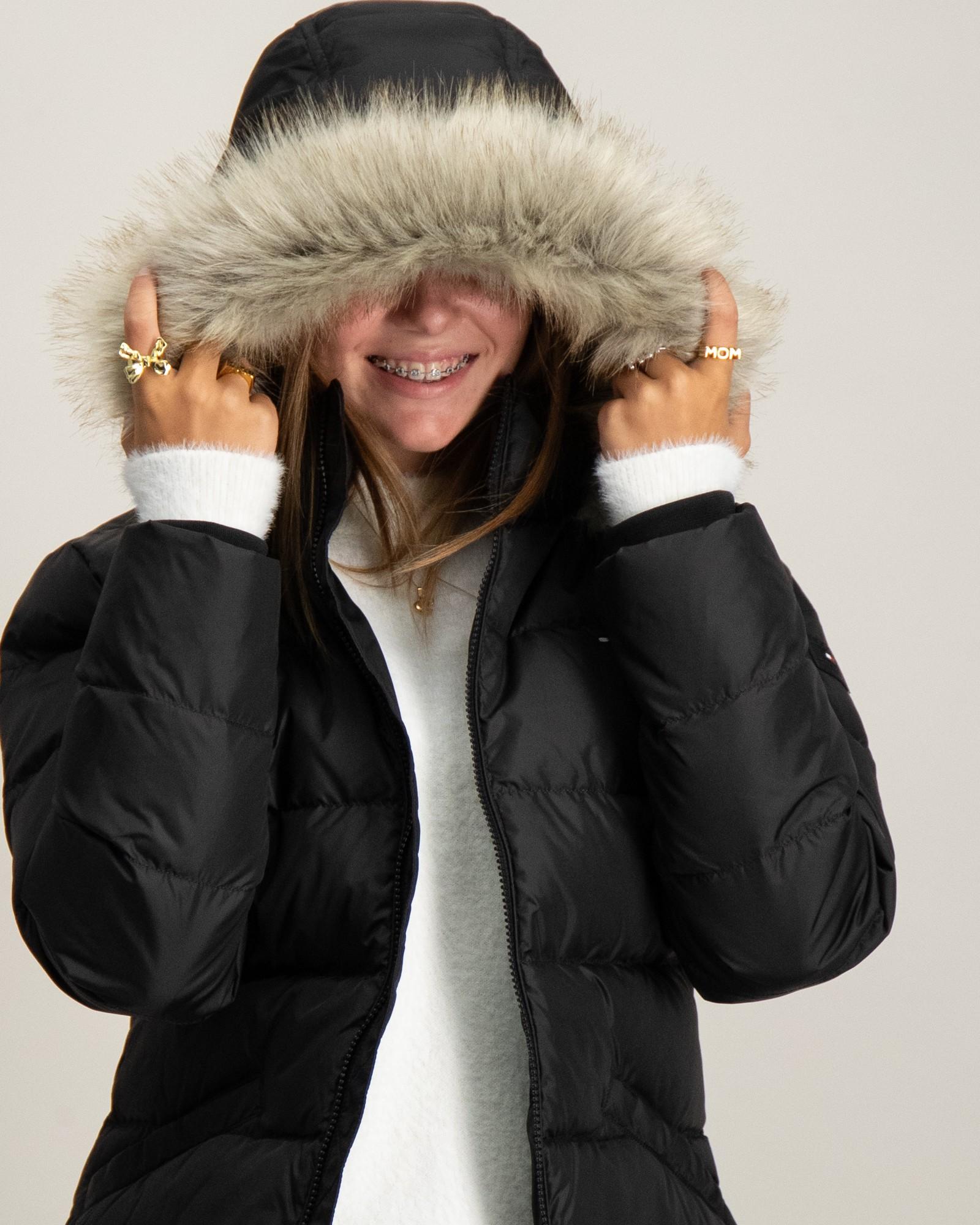 ESSENTIAL DOWN FUR HOOD JACKET