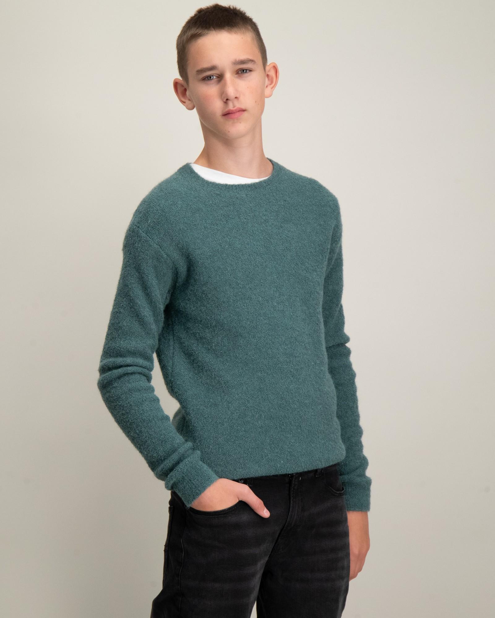 BOUCLE CREWNECK SWEATER