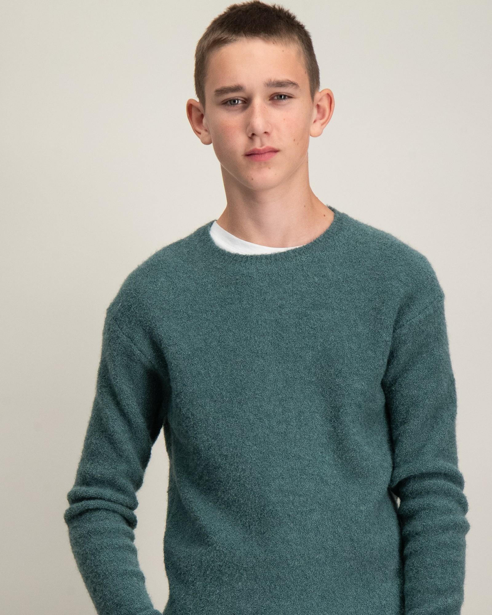 BOUCLE CREWNECK SWEATER