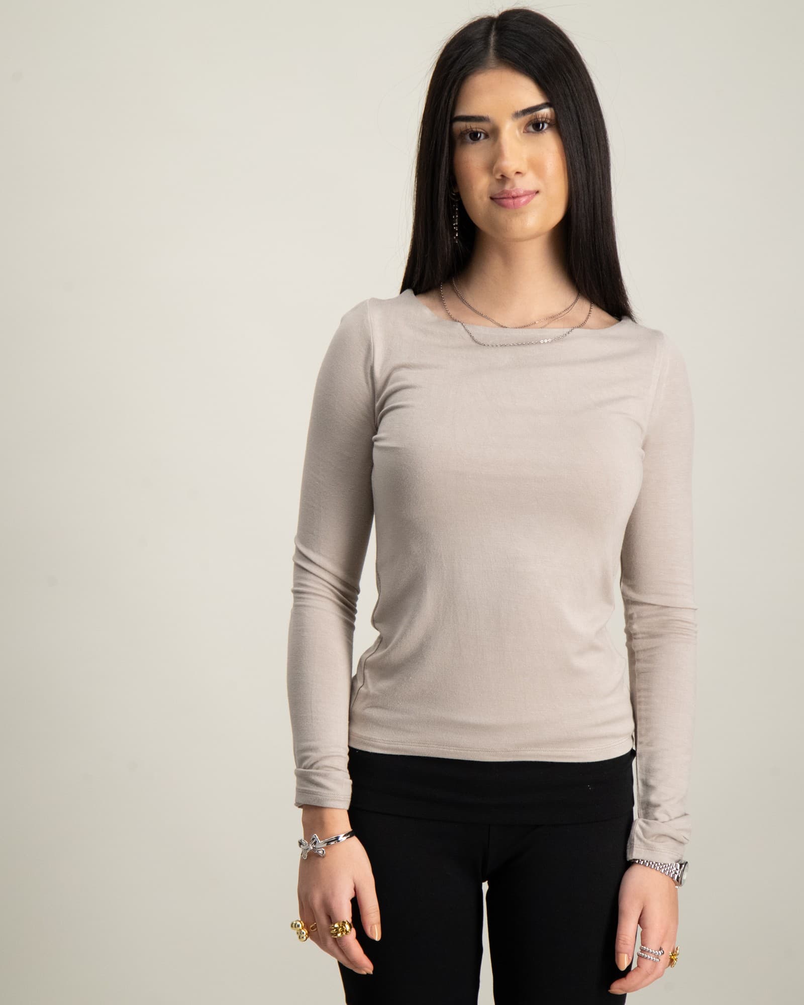 L/S Boatneck Top