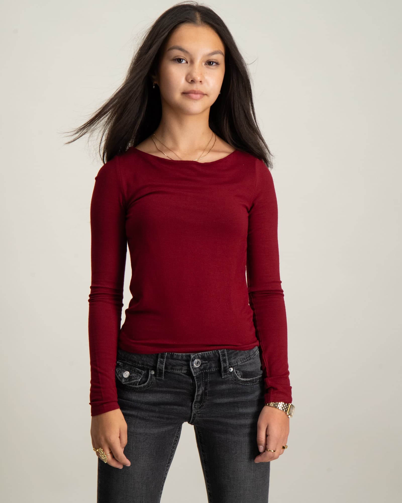 L/S Boatneck Top