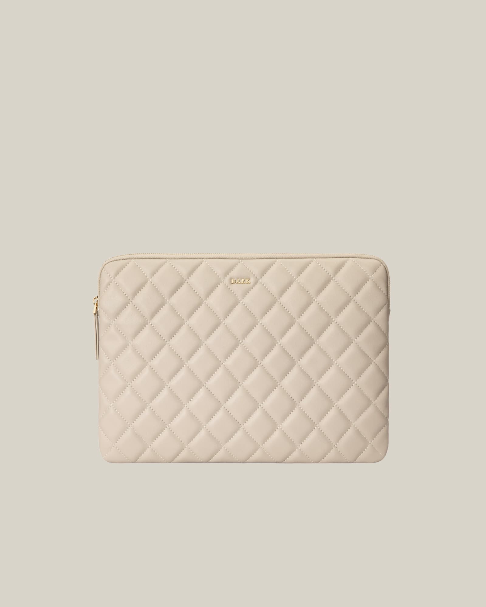 Leather Quilted Mac Cover