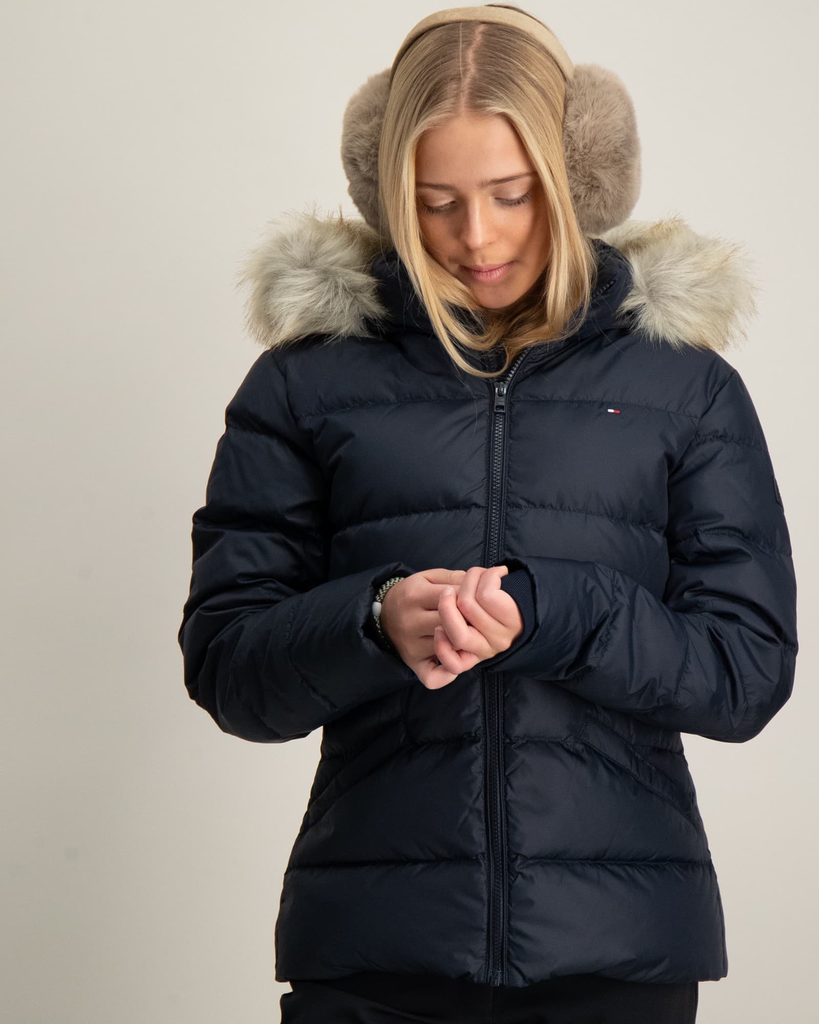 ESSENTIAL DOWN FUR HOOD JACKET