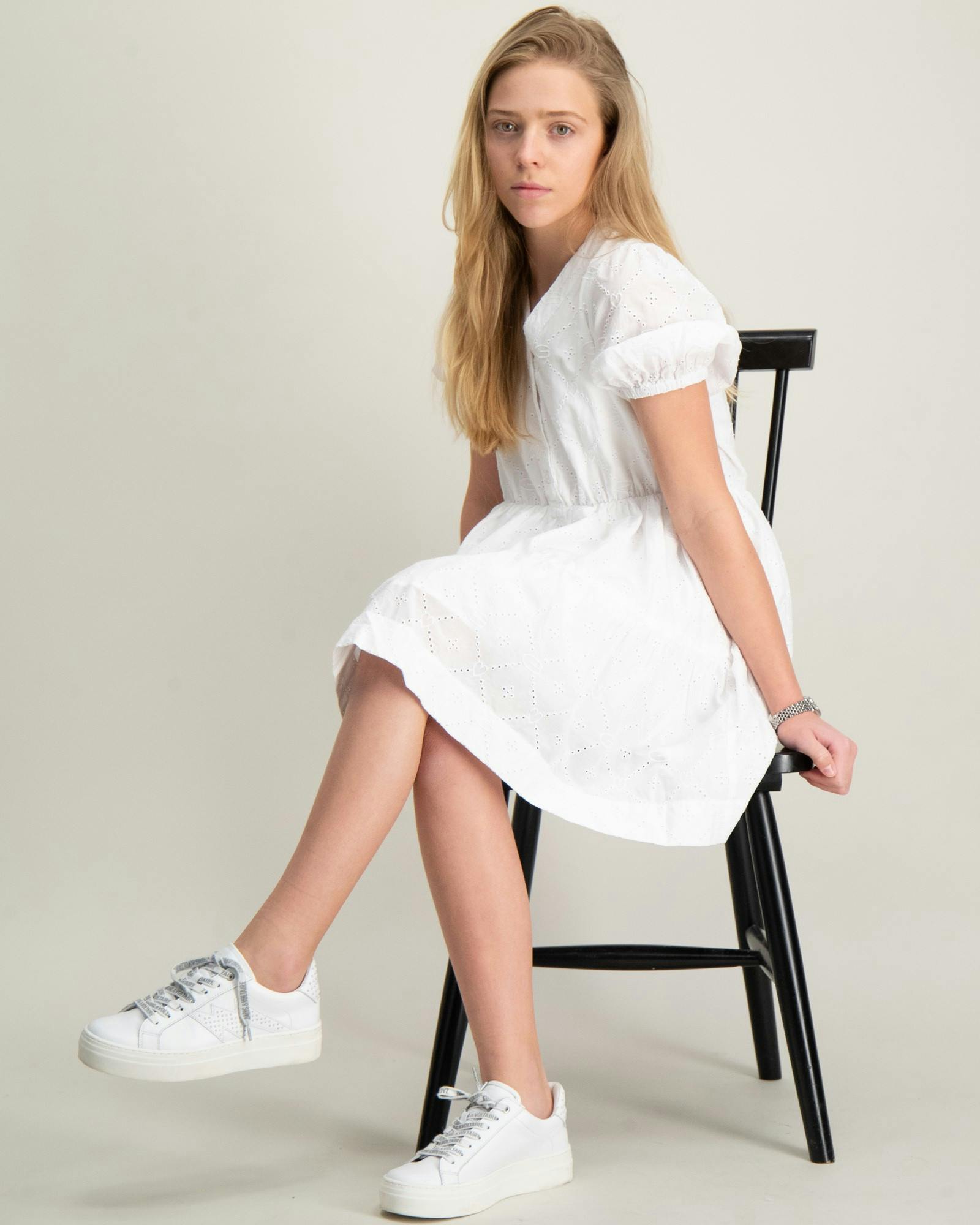 BRODERIE ANGLAISE DRESS